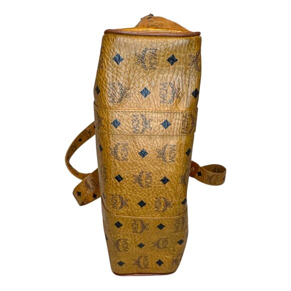 MCM Cognac Visetos Shoulder Bag - Picture 8 of 12